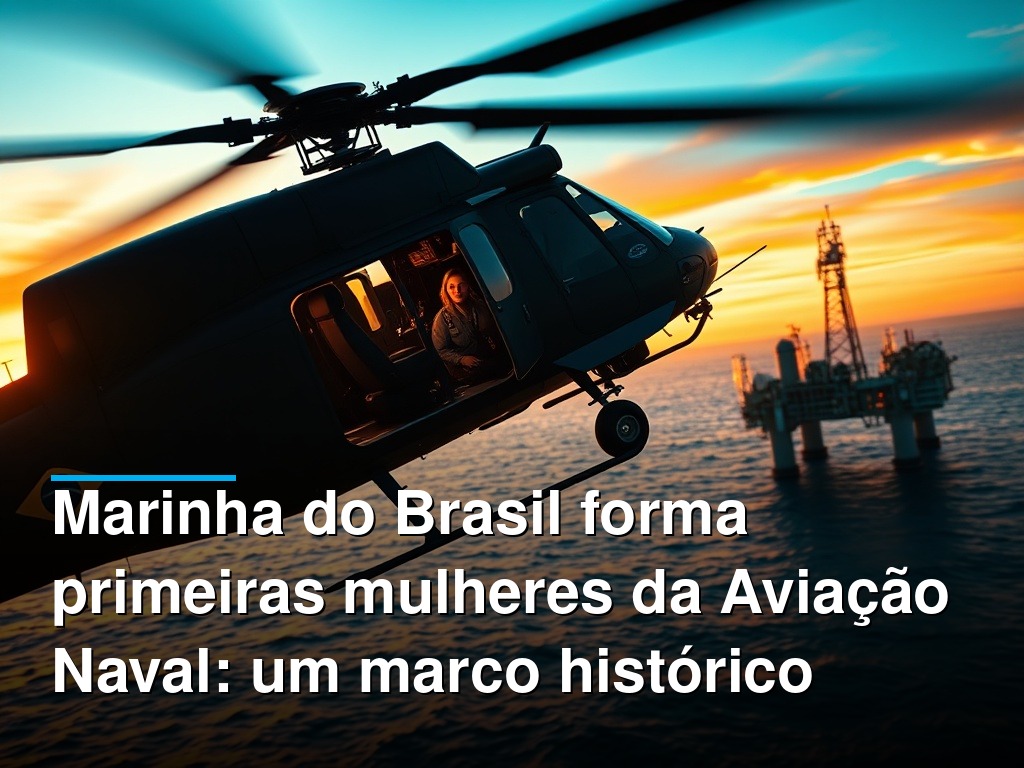 Marinha do Brasil Forma Primeiras Mulheres da Aviação Naval: Um Marco Histórico