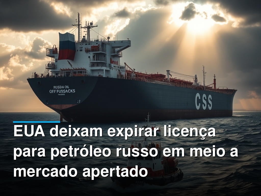 EUA deixam expirar licença para petróleo russo em meio a mercado apertado